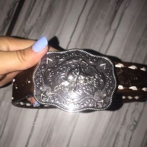 Nocona cowboy kids belt